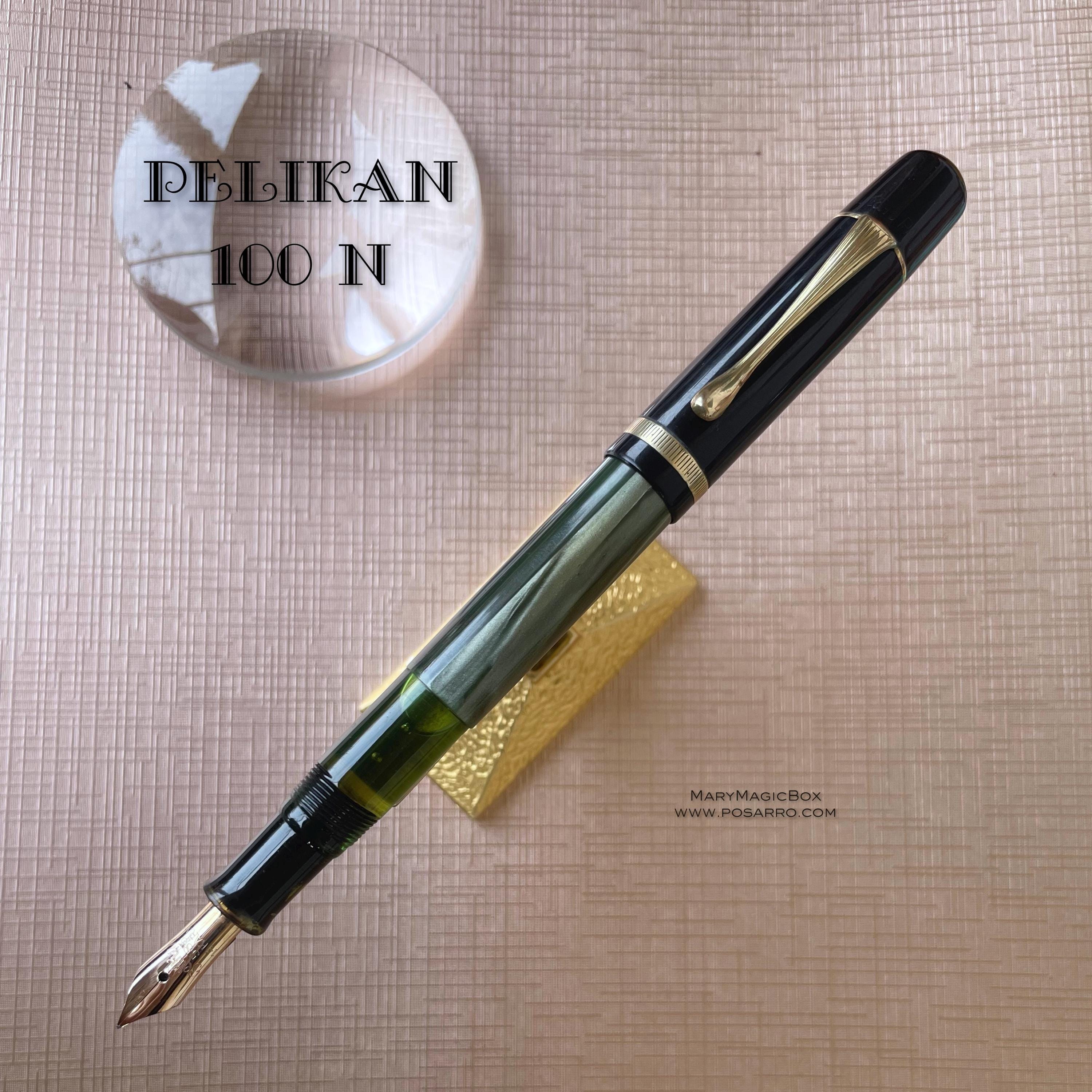 ペリカン Pelikan 100N グリーンマーブル 14k M相当 ペリカン Pelikan