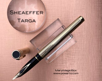 SHEAFFER Targa 1005 vintage vulpen god penpunt M - Uitstekende staat