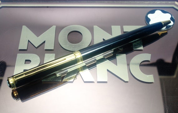 Montblanc Noblesse Oblige Vintage Ballpoint Pen Black Etsy
