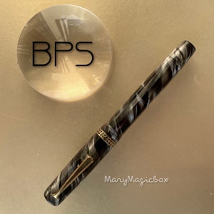 Vintage-Füllfederhalter BPS, Senior-Größe, Stahlfeder, hervorragender Zustand