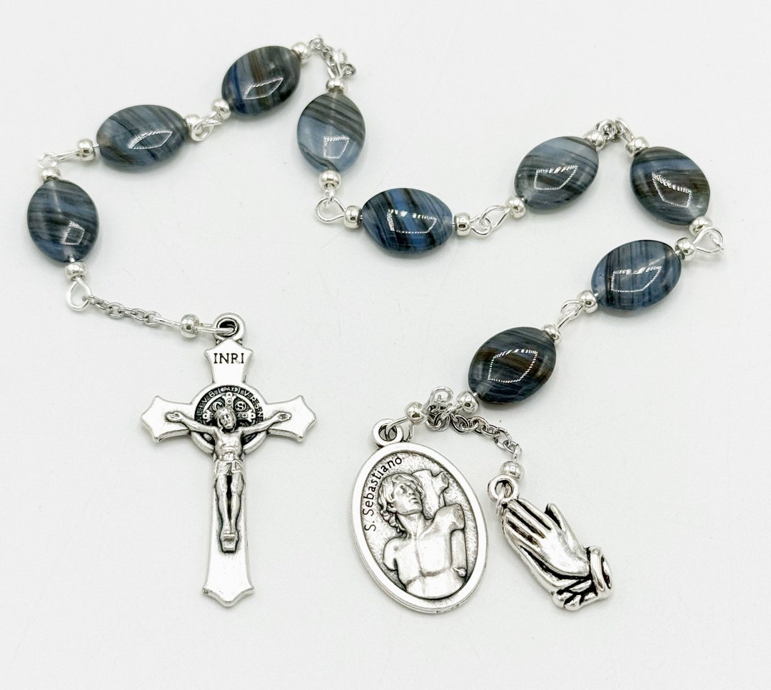 Roman Chaplets Saint Sebastian Niner Chaplet Captain Healer Martyr Patron of Athletes ...