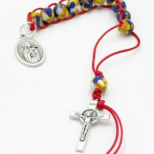 Good Deed Beads Fair Trade Red Blue Yellow Catholic Tradition Confirmation Carmelite Order Little Flower Sacrifice Beads St Therese Nun Lord