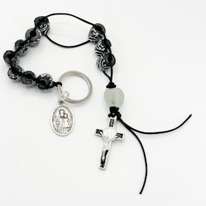 Our Lady of Consolation Single Decade Rosary Palm Pocket Tenner Catholic Gift Marian Devotion Mother Child  Virgin Mary Baby Jesus Chaplet