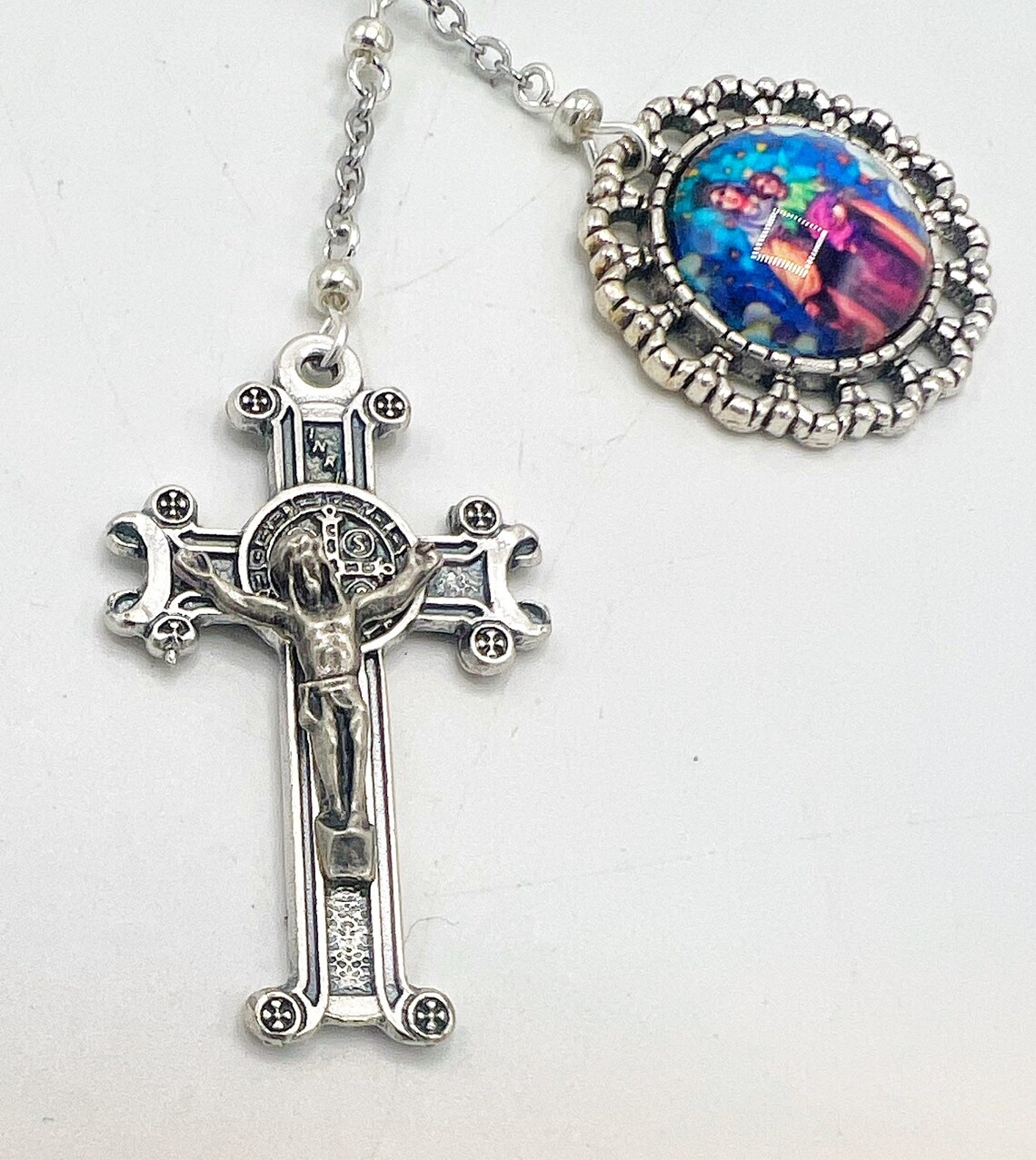 Our Lady of Mount Carmel Palm Rosary Catholic Marian Devotion Holy ...