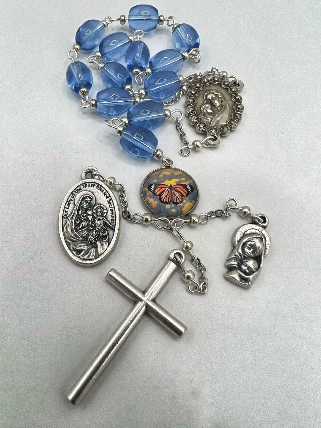 Saint Peter Julian Eymard Palm Rosary Chaplet Catholic Marian Devotion ...