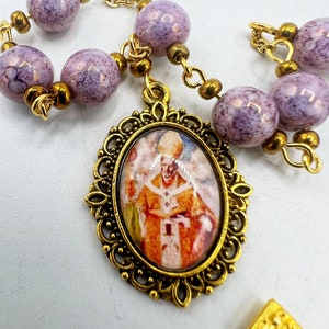 Saint Iidephonsus NINER Chaplet Catholic Bishop Eucharist Spain Spanish Virgin Mary Medieval Writer Ildefonsus Ildephonsus Doctor of Church