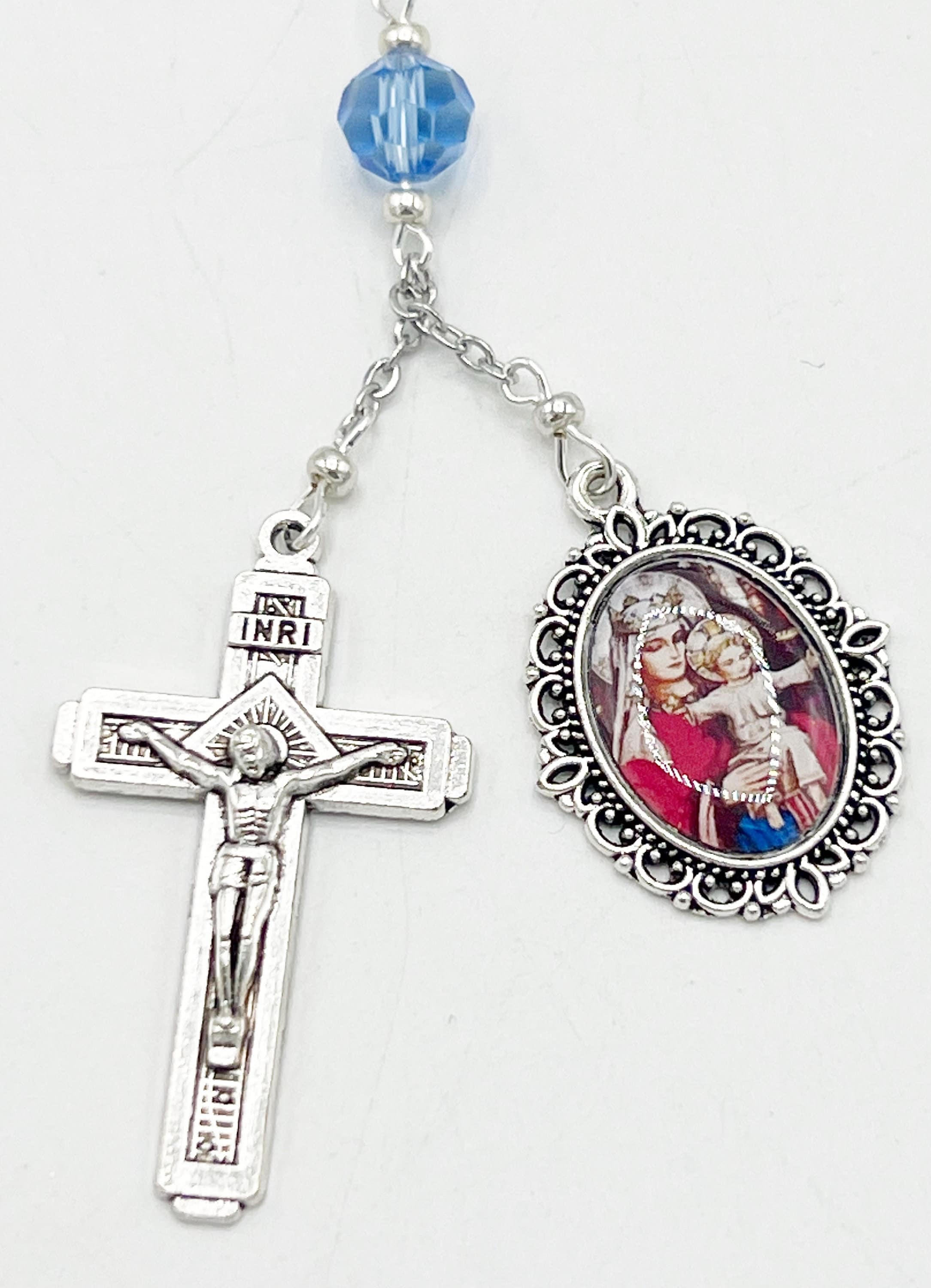 Our Lady of Atonement Palm Rosary Catholic Marian Devotion Mariology ...