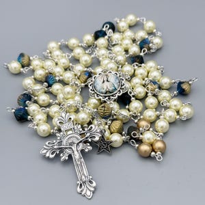 Crown of All Marian Apparitions Chaplet - 75 Apparitions Catholic Prayer Beads - Virgin Mary Gift - Marian Devotion Chaplet