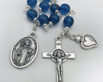 Coroncina di San Viatore di Lione - Rosari cattolici - Patrono del clero, dei catechisti e degli insegnanti - Devozione eucaristica - Regalo cattolico