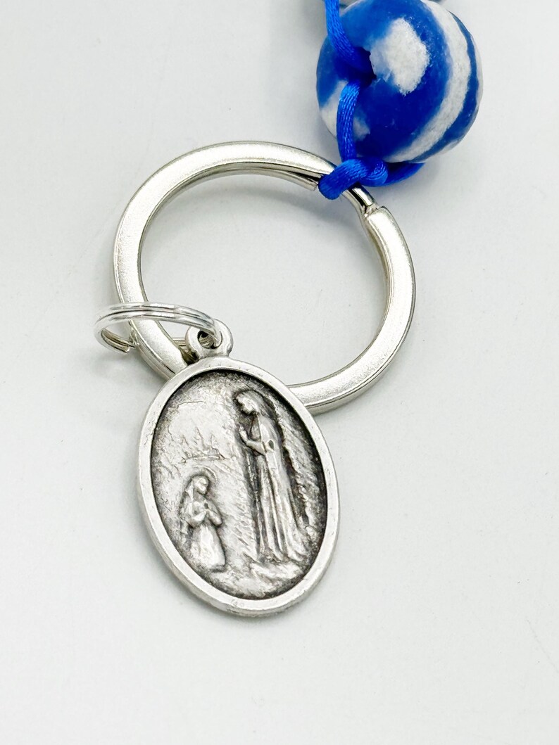 Our Lady of Lourdes Single Decade Rosary Palm Pocket Tenner Catholic ...