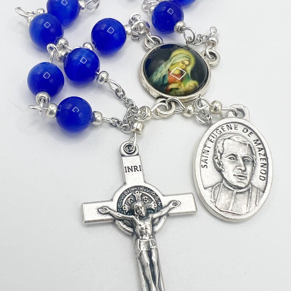 Saint Eugene de Mazenod Palm Rosary Catholic Marian French Priest Bishop Missionary Oblates of Mary Immaculate Eucharist Communion Confirm