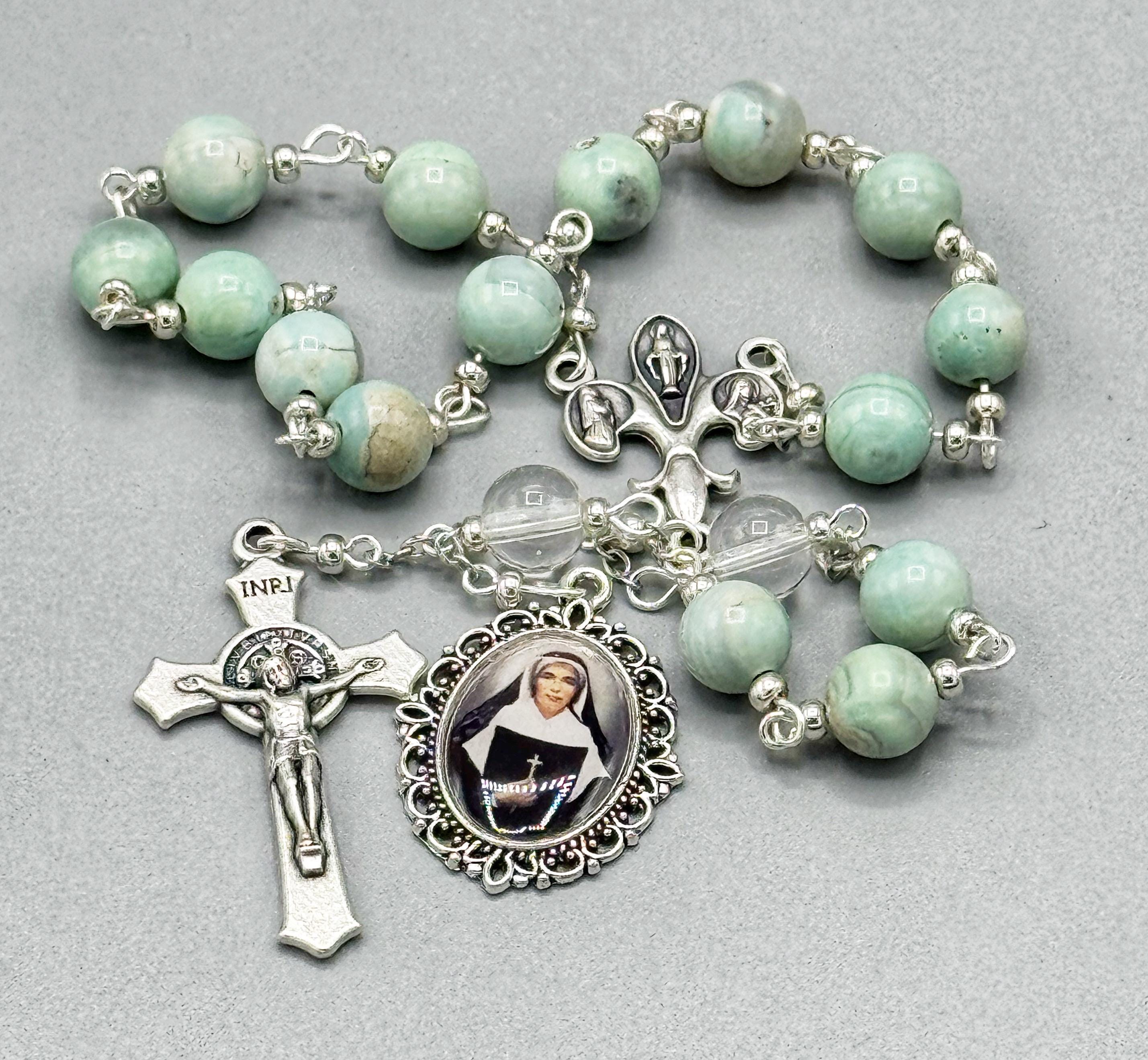 Saint Mother Theodore Guerin 15 Bead Extended Decade God Chaplet Catholic Patron Indiana Indianapolis Sisters Providence Educator Caretaker