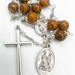 Saint Cosmos and Damian Looped NINER Chaplet Novena Catholic Patron Doctors Surgeons Canon of the Mass Arabia Twins Free Medical Treatment