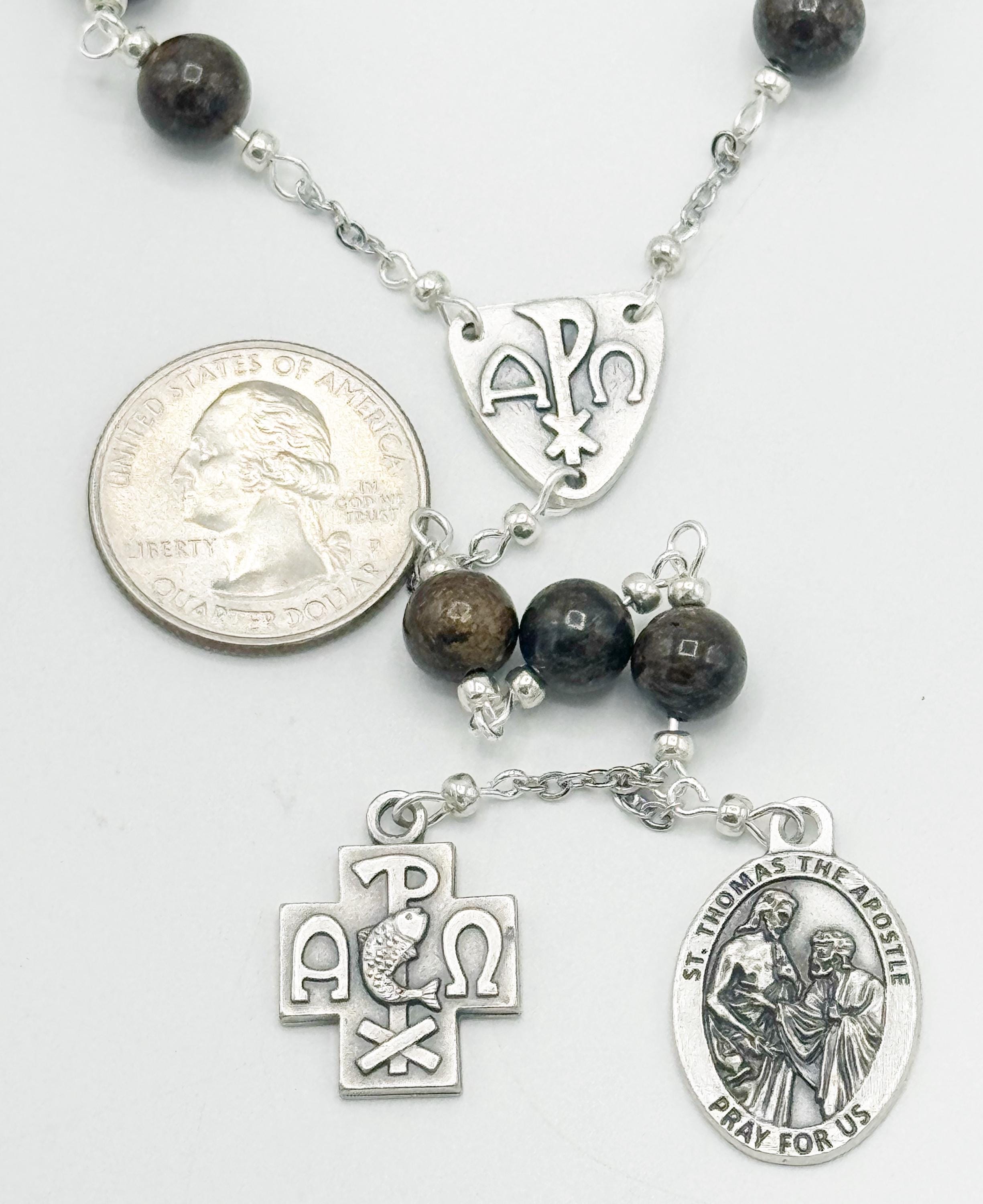 St Thomas the Apostle Palm Rosary Chaplet Patron India Sri Lanka ...
