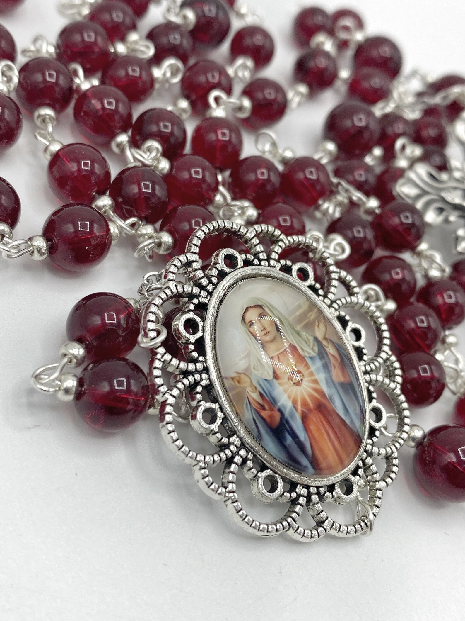 Immaculate Heart of Mary Full Decade Rosary Catholic Sacred Heart ...
