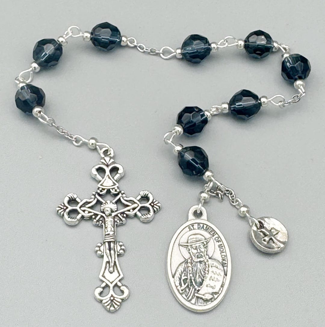 Saint Damien of Molokai Niner Chaplet – Catholic Novena Prayer Beads ...