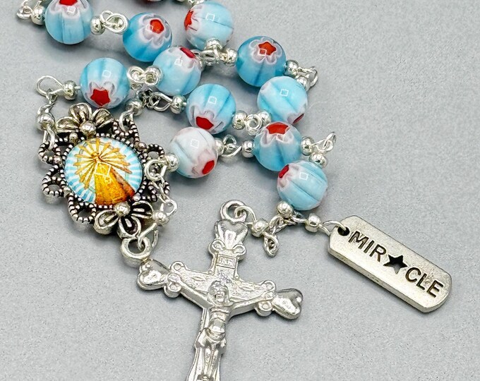Our Lady of the Pillar 13 Bead Palm Rosary Chaplet James Apostle ...
