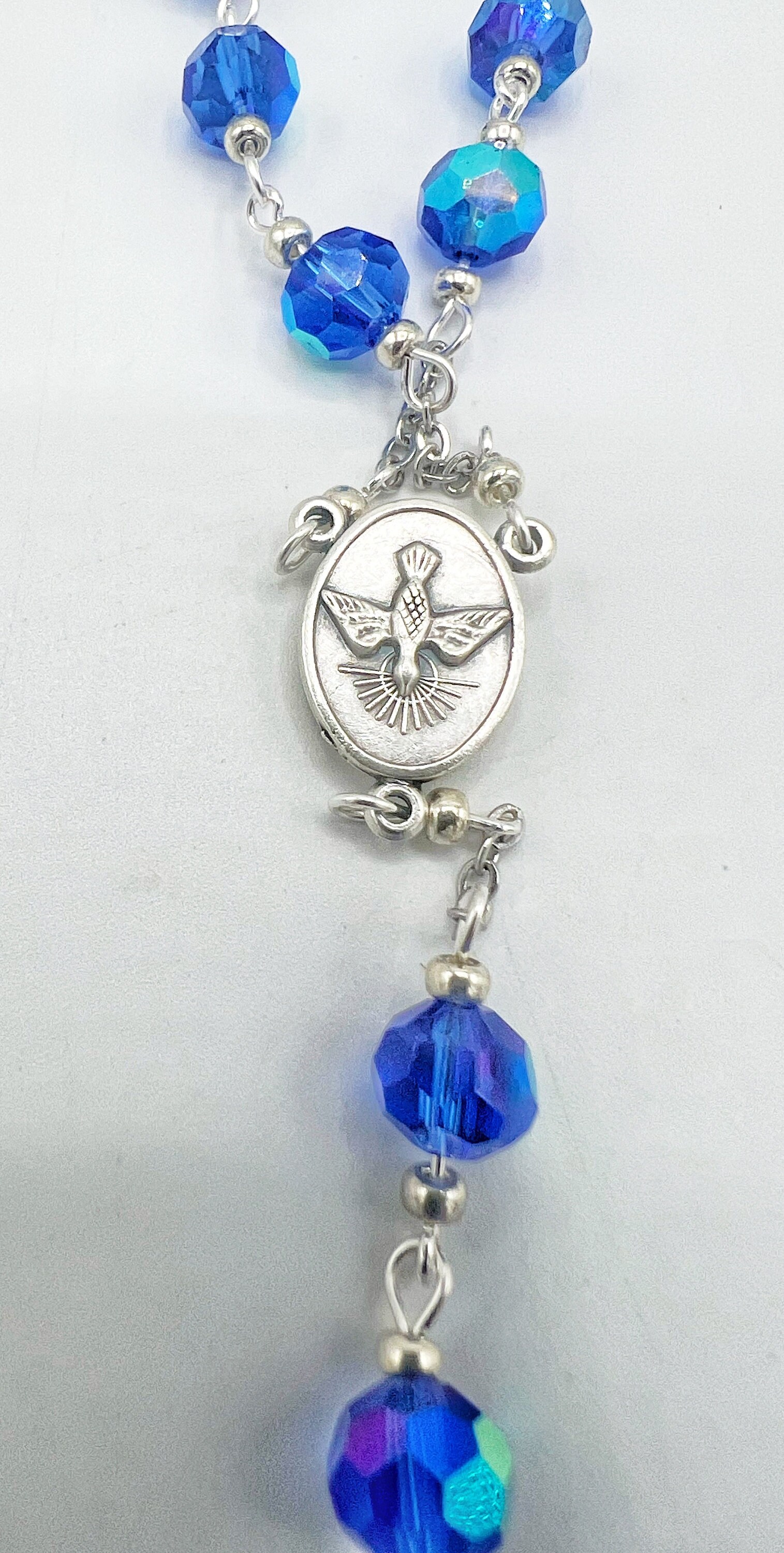 Our Lady of Guadalupe Palm Rosary Catholic Juan Diego Aztec Descent ...