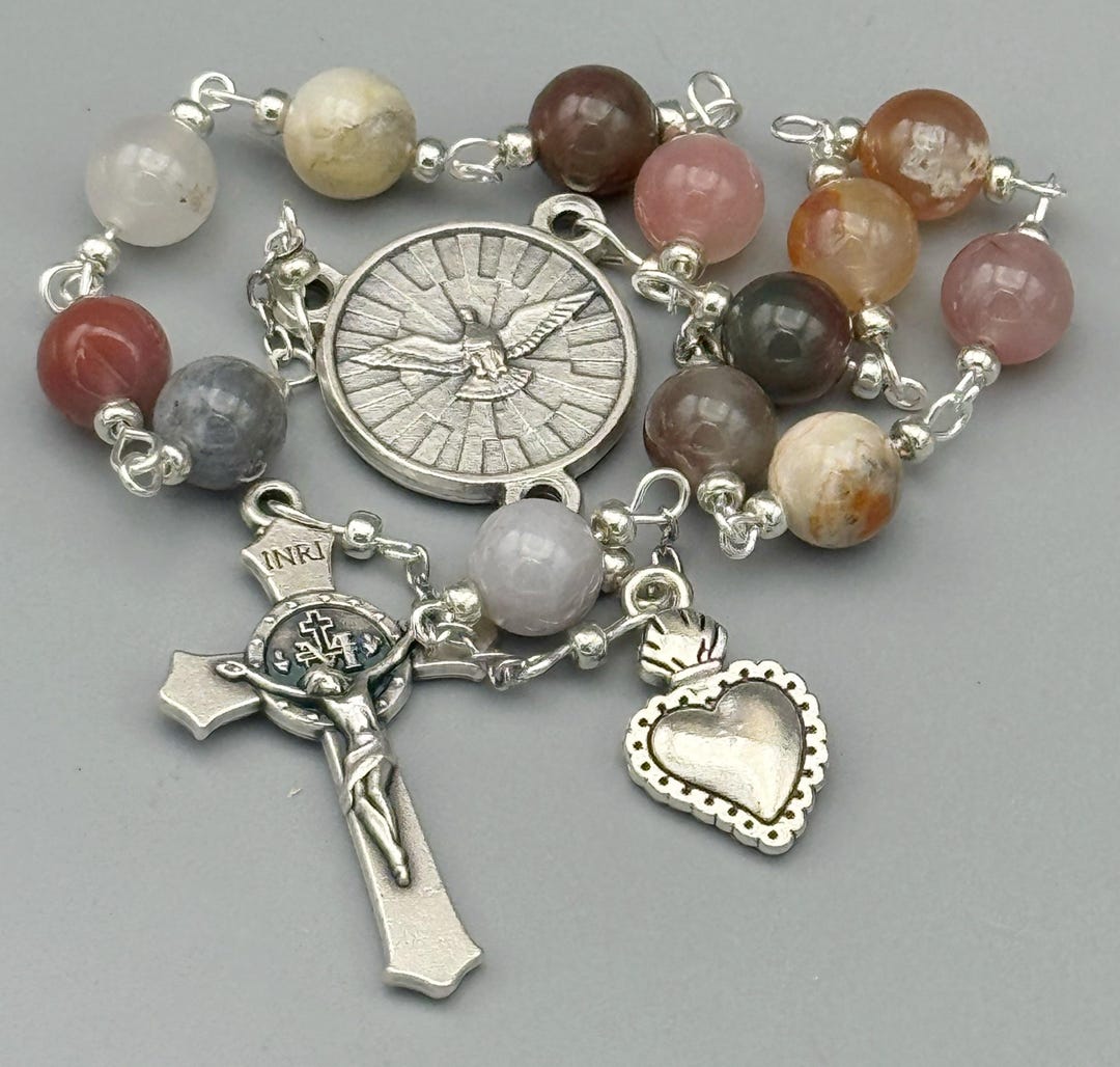 Chaplet of the Apostolic Hearts – Catholic Prayer Beads – Sacred Heart ...