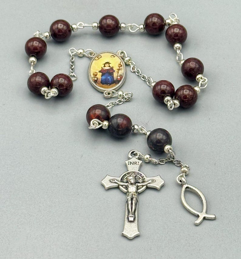 El Niño De Atocha Chaplet – 13 Bead Palm Rosary – Infant Jesus Devotion ...