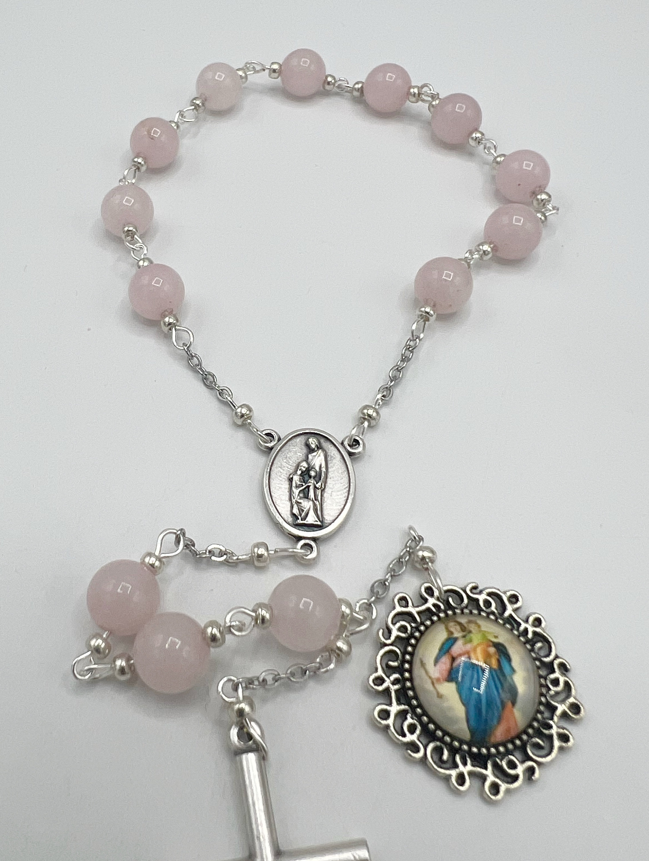 Holy Mother Holy Eucharist Palm Rosary Chaplet Catholic Marian Devotion ...
