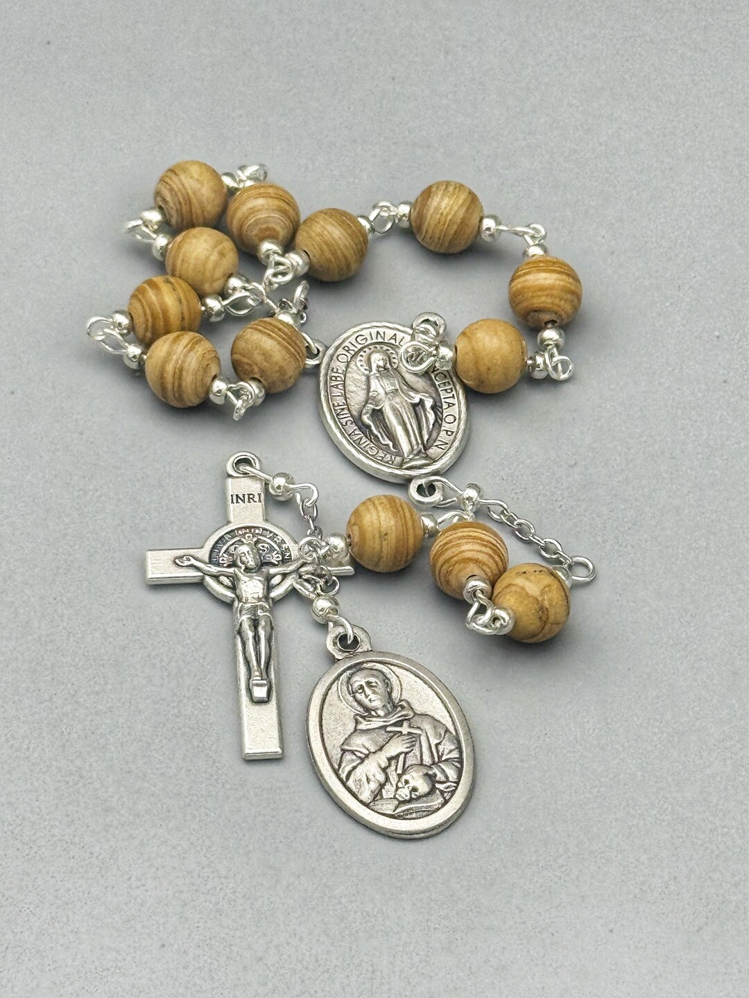 Saint Bruno 13 Bead Palm Rosary Chaplet – Catholic Carthusian Order ...