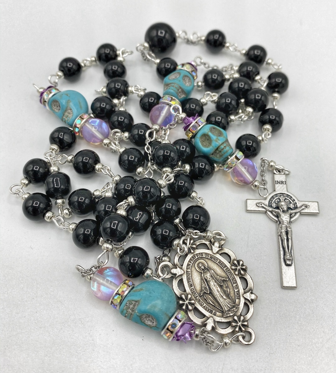Chaplet Of The Dead Chaplet Catholic Devotion Dia De Los Muertos