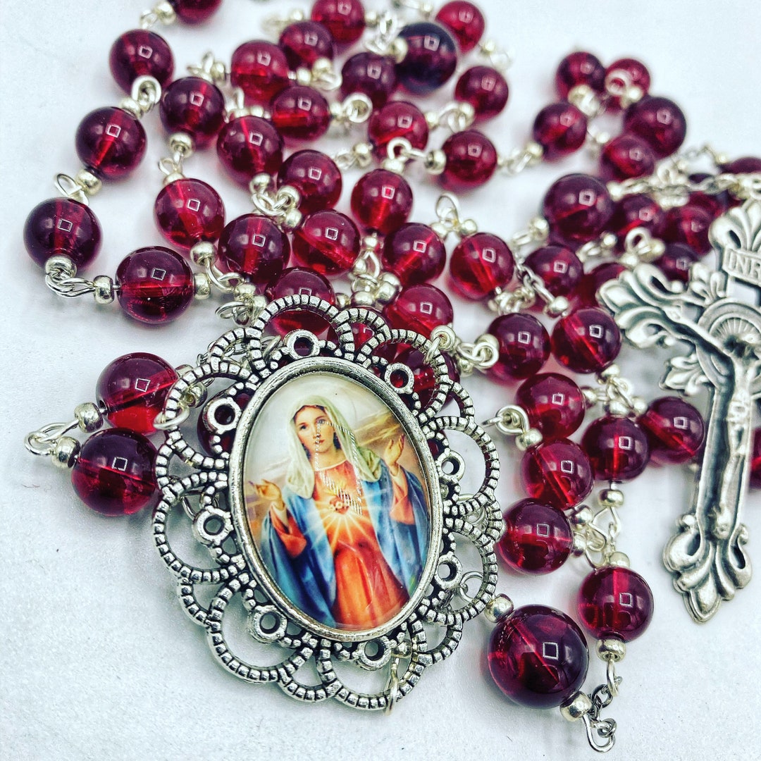 Immaculate Heart of Mary Full Decade Rosary Catholic Sacred Heart ...