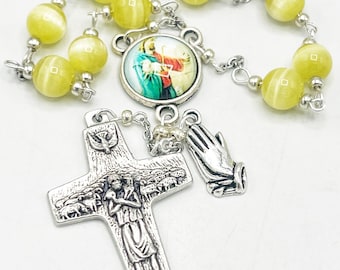 Il Buon Pastore Novena NINE Coroncina Gesù Cristo Devozione Cattolica Sacramento Eucaristia Adorazione Agnello di Dio Coroncina da uomo Maschile