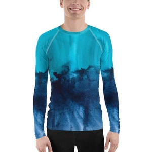 Abacos Gender Neutral Unisex Long Sleeve Rash Guard, Watersports, BJJ and Martial Arts Rash Guard, Scuba and Paddleboard Rash Guard, UV