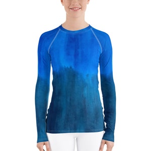 Crooked Island Unisex Long Sleeve Rash Guard, Plus Size Swim Top, Beachwear Shirt, Jiu Jitsu Rash Guard, UV Sun Protection, Cruise Beachwear