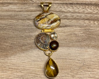 Genuine Jasper Gemstone Pendant,Jasper Silver Overlay Pendant For Women/'s Jewelry,Jasper Oval Shape Gemstone Pendant Jewelry,Jasper #SDSP54