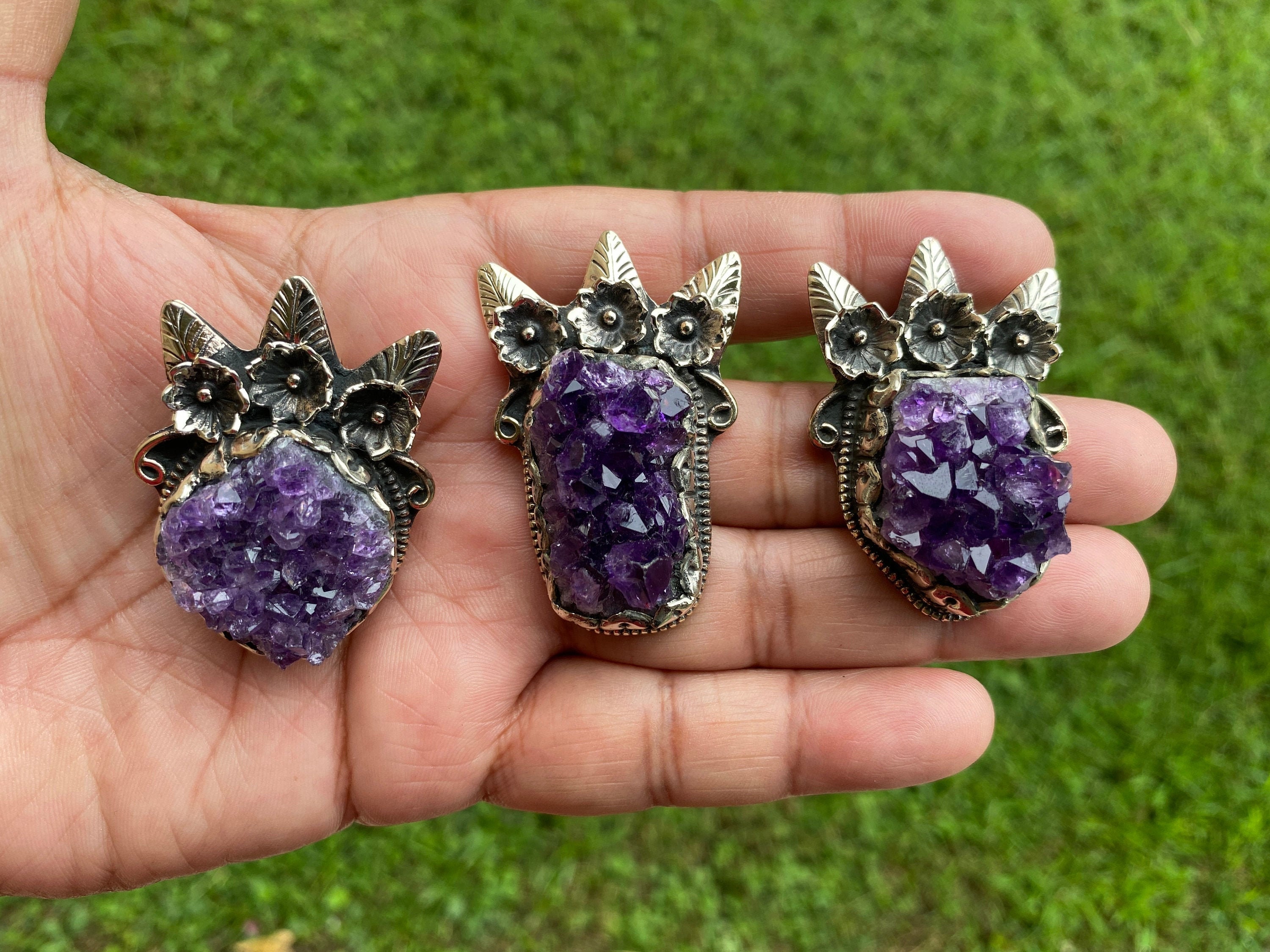 Amethyst Druzy Pendant,Amethyst Pendant,Amethyst Jewelry,Gemstone Healing Pendant,Hippy Pendant,Silver Pendant,Boho Pendant,Amethyst