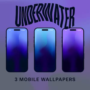 Underwater Wallpaper Pack | iOS Wallpaper | Hide The Dock | 3 Color Styles