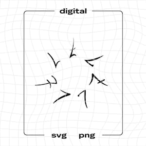 May include: Black digital graphic on a white background. The image shows black arrows in a circle. The words "digital", "svg", and "png" are also present within a rectangular border.