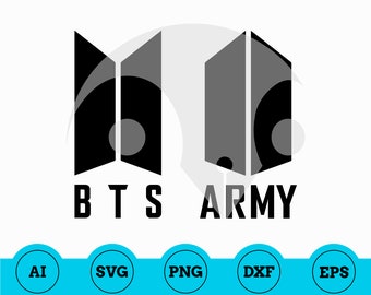 Bts Army Svg | Etsy