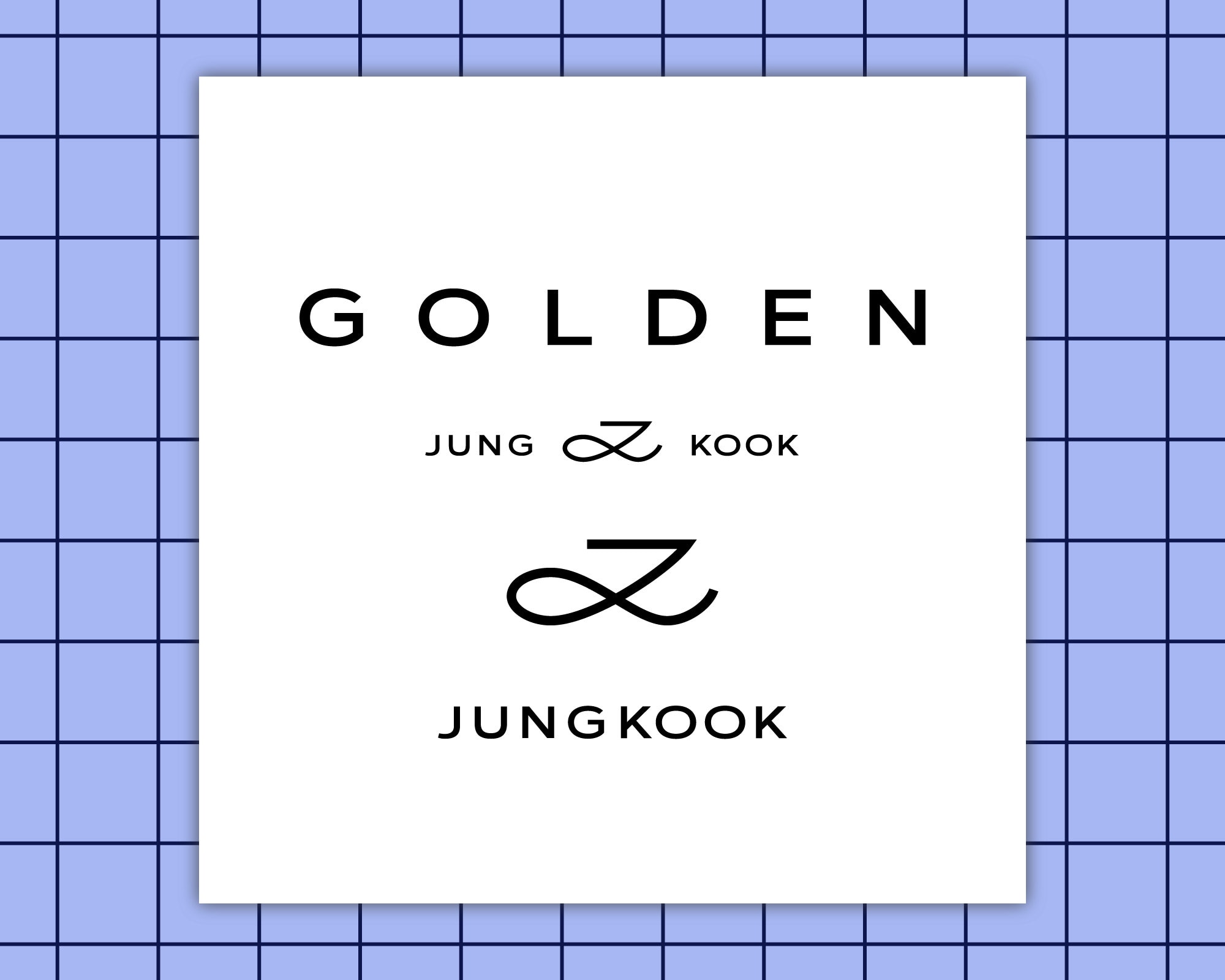 GOLDEN SVG Title Png BTS Jungkook Album Title Vector Kpop Cricut