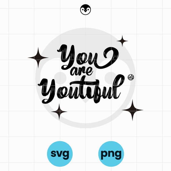Je bent Youtiful SVG | png | Stray Kids 5-sterrenalbum | SKZ Comeback S-Klasse | Kpop-vector | Cricut-bestand voor T-shirts