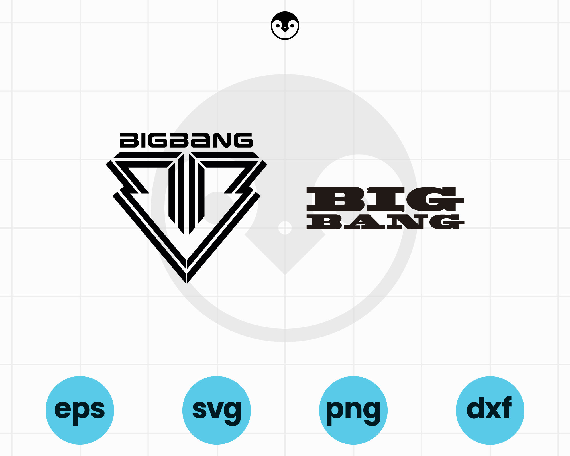 de BIGBANG SVG / png eps dxf / King K-pop - México