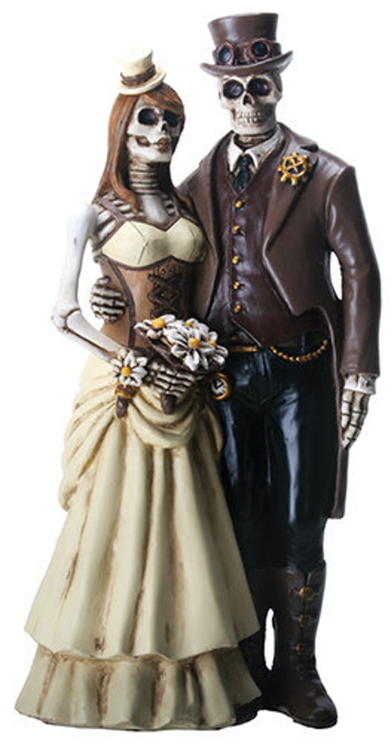 Steampunk Wedding Cake Topper Etsy