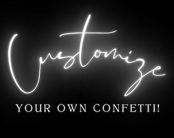 Custom Confetti: Design Your Own Party Decor (100 Pieces)