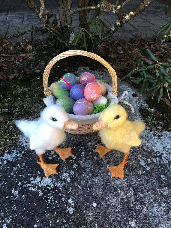 Ducklings, life size