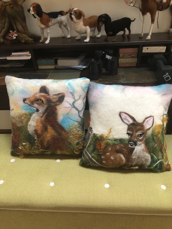 Woodland pillows