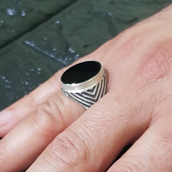 silver ring for boyfriend