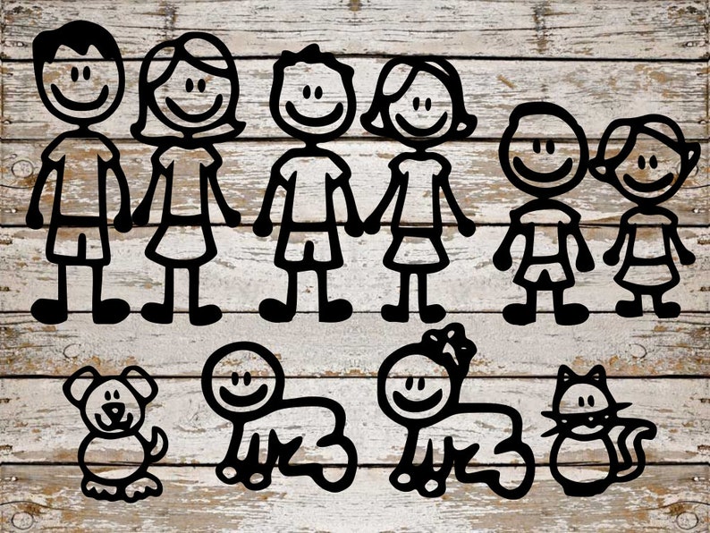 Download Stick Family SVG Bundle Family SVG Bundle Family Decal svg ...
