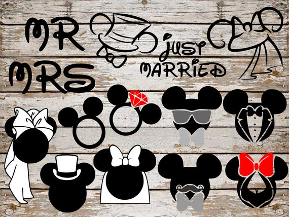 Download Disney Wedding Svg Bundle Mickey Wedding Svg Bundle Disney Etsy