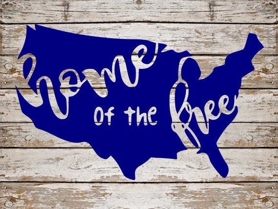 Home Of The Free Svg Bundle 4th Of July Svg Bundle Cut File Etsy