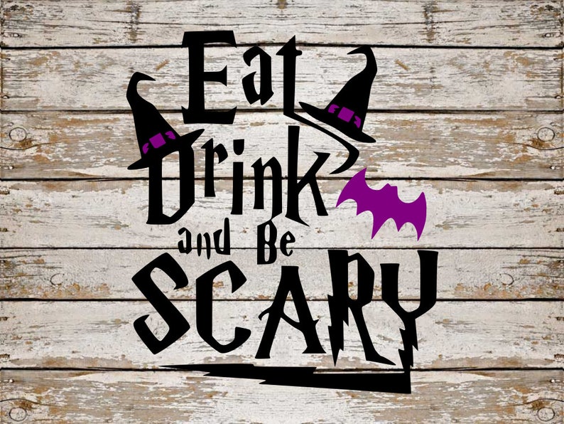 Download Eat Drink and be Scary SVG Bundle Halloween SVG Bundle cut ...
