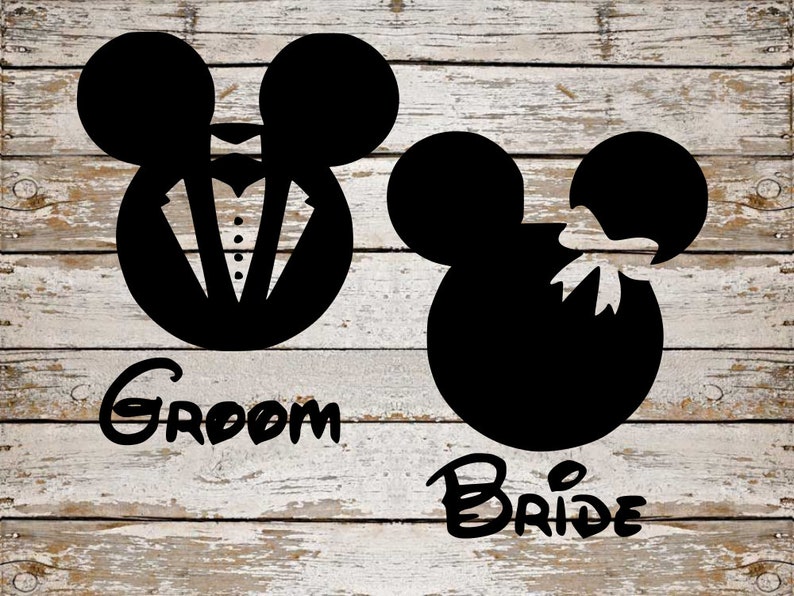 Download Disney Wedding SVG Bundle Mickey Wedding SVG Bundle ring ...