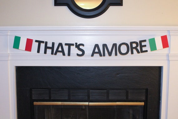 Italian Flag That S Amore Banner Italy Flag Banner Amore Etsy